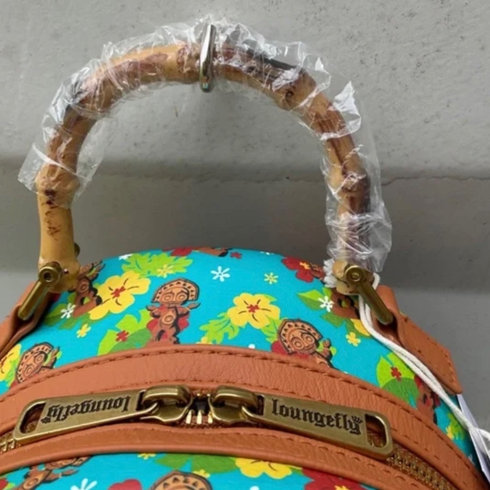 LOUNGEFLY DISNEY PARKS  MOANNA TIKI   BACKPACK  NWT - Picture 6 of 6